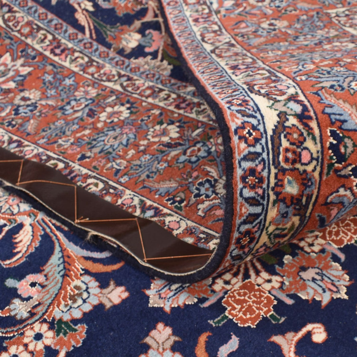 Perzisch tapijt - Bijar - 295 x 206 cm - donkerblauw