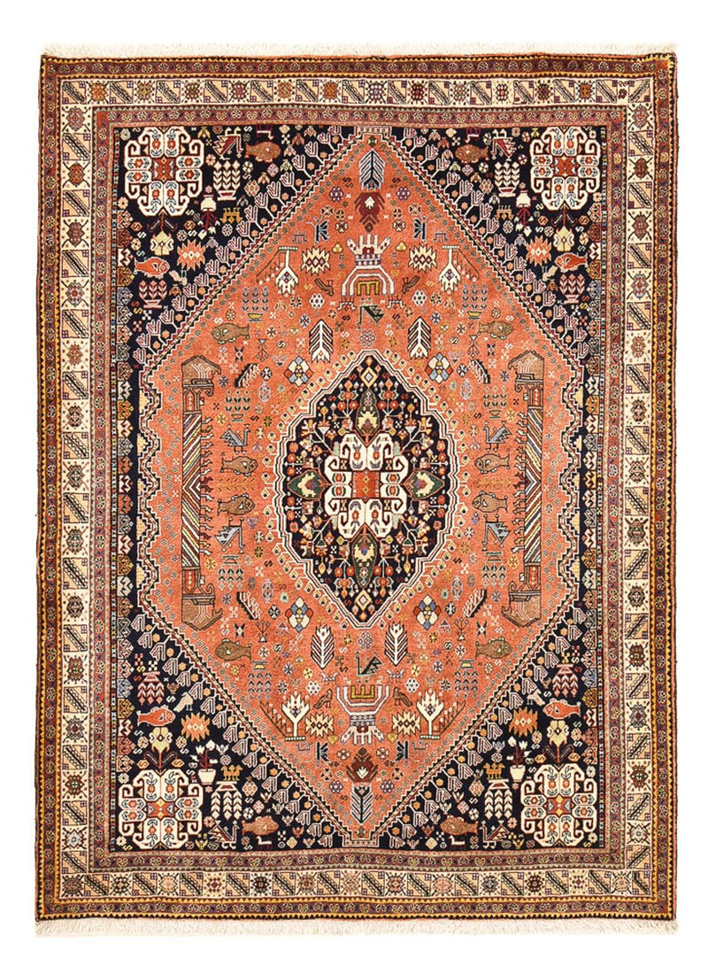 Gabbeh Tapijt - Kashkuli Perzisch - 202 x 152 cm - licht rood