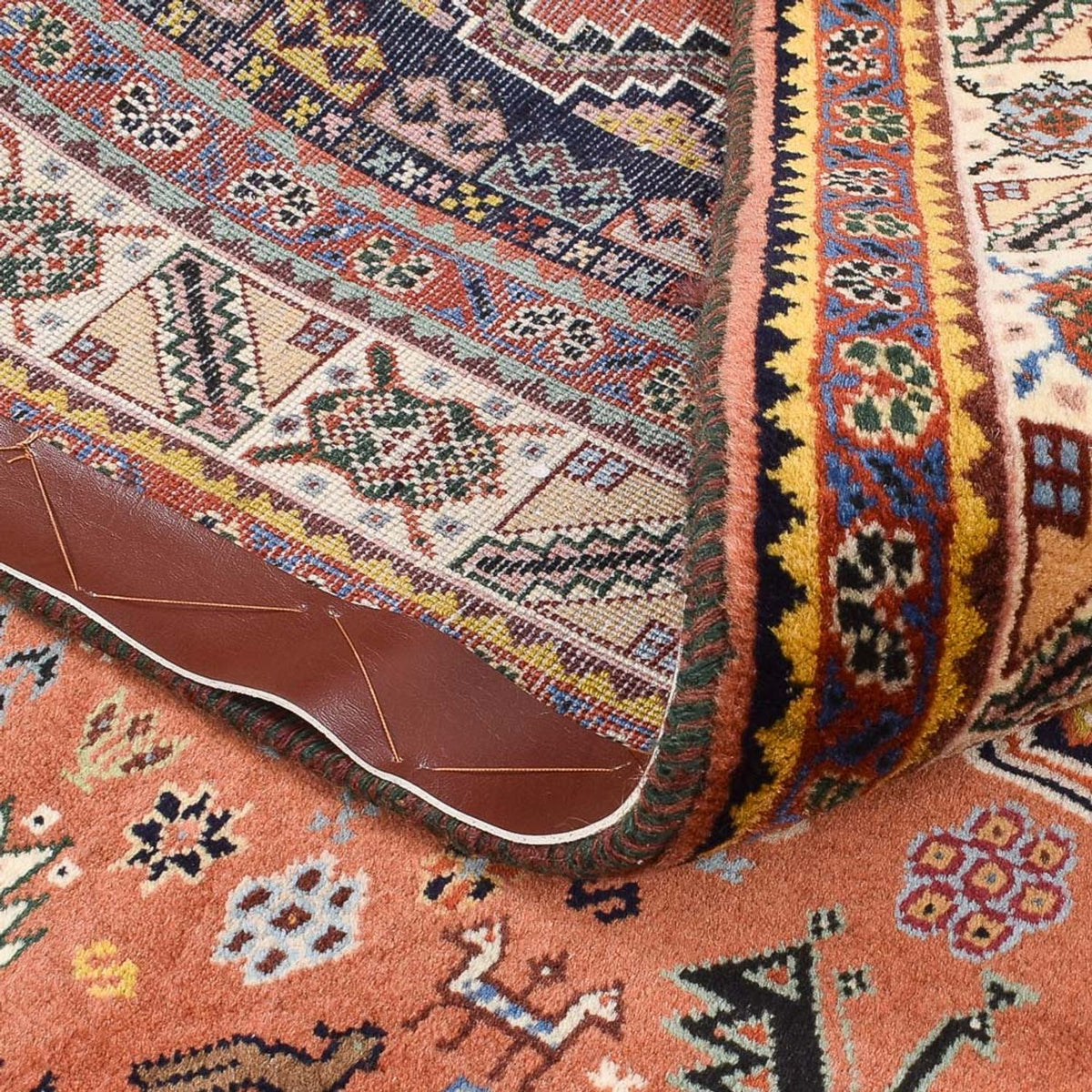 Gabbeh Tapijt - Kashkuli Perzisch - 202 x 152 cm - licht rood