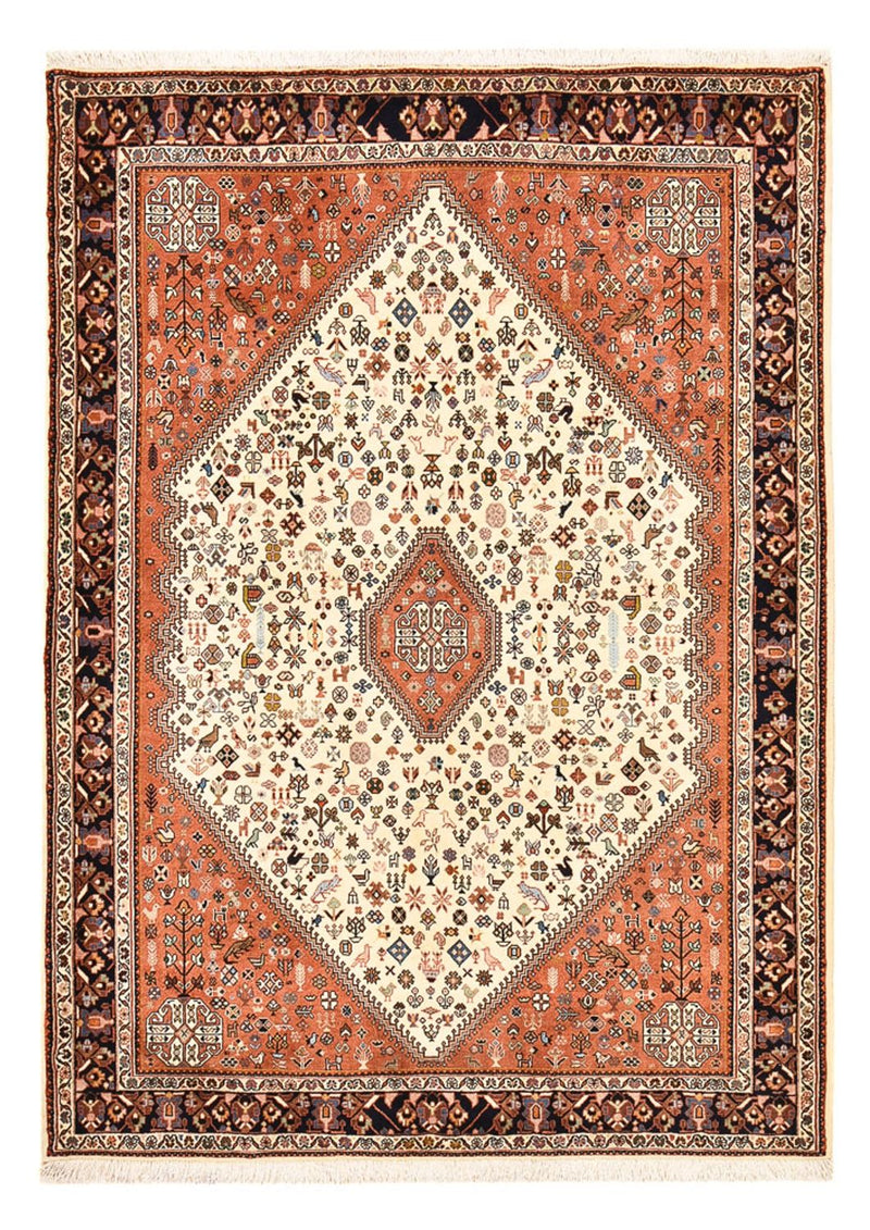 Gabbeh Tapijt - Kashkuli Perzisch - 215 x 155 cm - crème