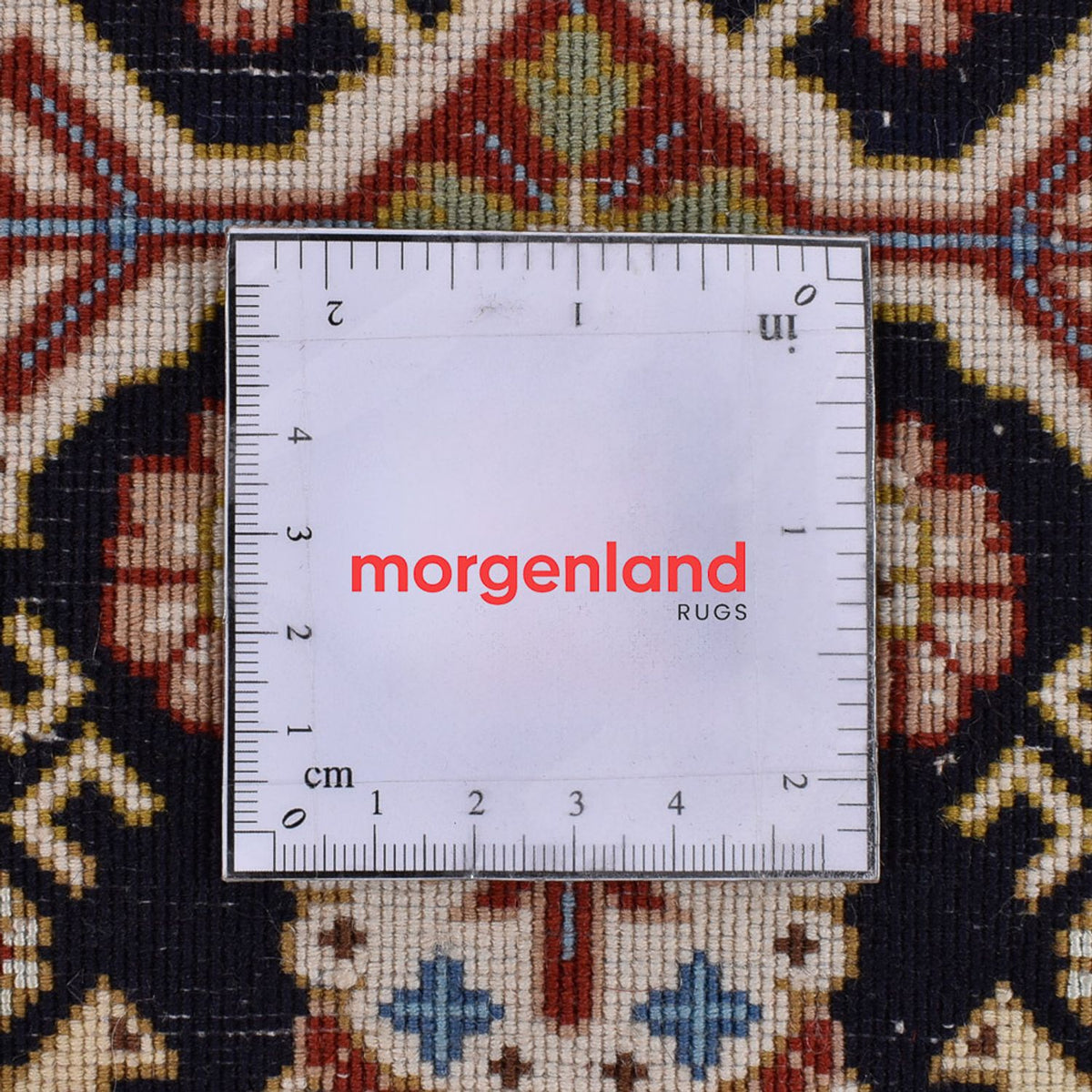 Loper Perzisch tapijt - Ghom - Koninklijk - 201 x 52 cm - donker beige