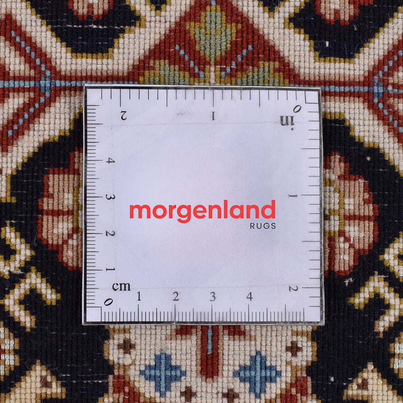 Loper Perzisch tapijt - Ghom - Koninklijk - 201 x 52 cm - donker beige