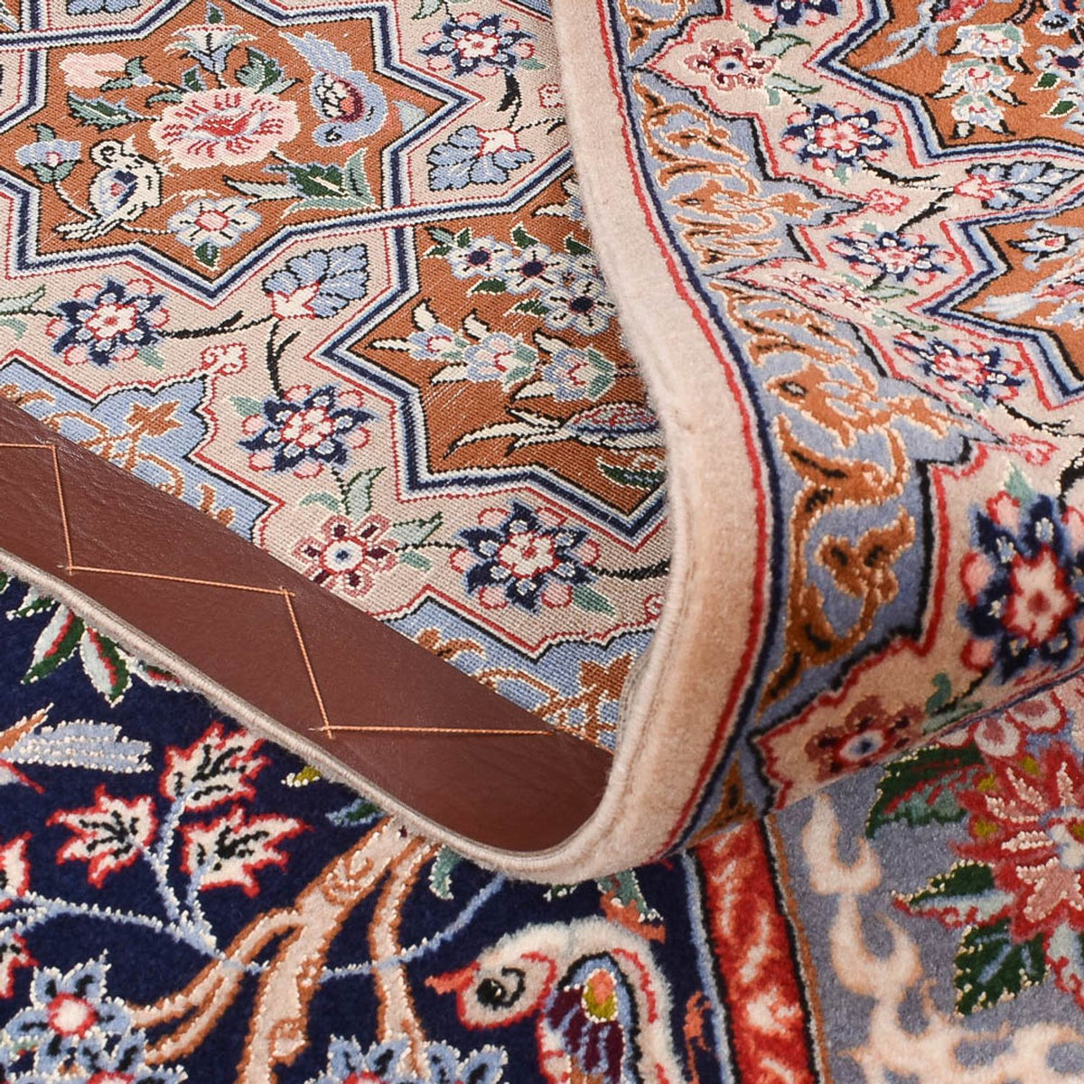 Perzisch tapijt - Isfahan - Premium - 238 x 159 cm - donkerblauw