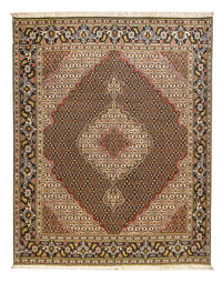 Perzisch tapijt - Tabriz - Royal - 195 x 153 cm - bruin