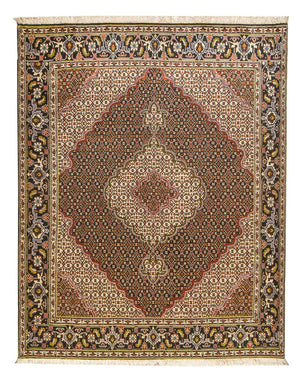 Perzisch tapijt - Tabriz - Royal - 195 x 153 cm - bruin