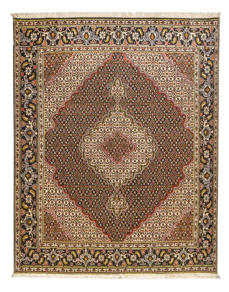 Perzisch tapijt - Tabriz - Royal - 195 x 153 cm - bruin