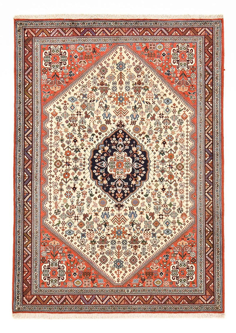 Gabbeh Tapijt - Kashkuli Perzisch - 208 x 148 cm - crème