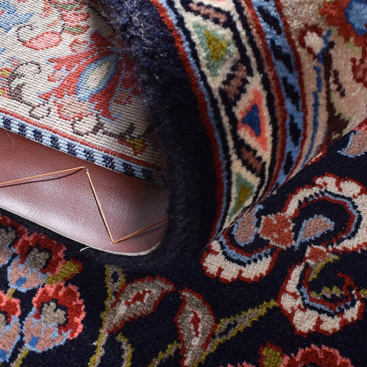 Perzisch tapijt - Ghom - Koninklijk - 212 x 132 cm - veelkleurig