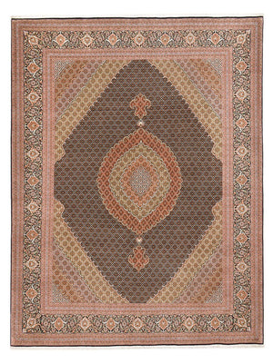 Perzisch tapijt - Tabriz - Royal - 394 x 302 cm - donker beige