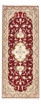 Loper Perzisch tapijt - Tabriz - Royal - 198 x 80 cm - rood
