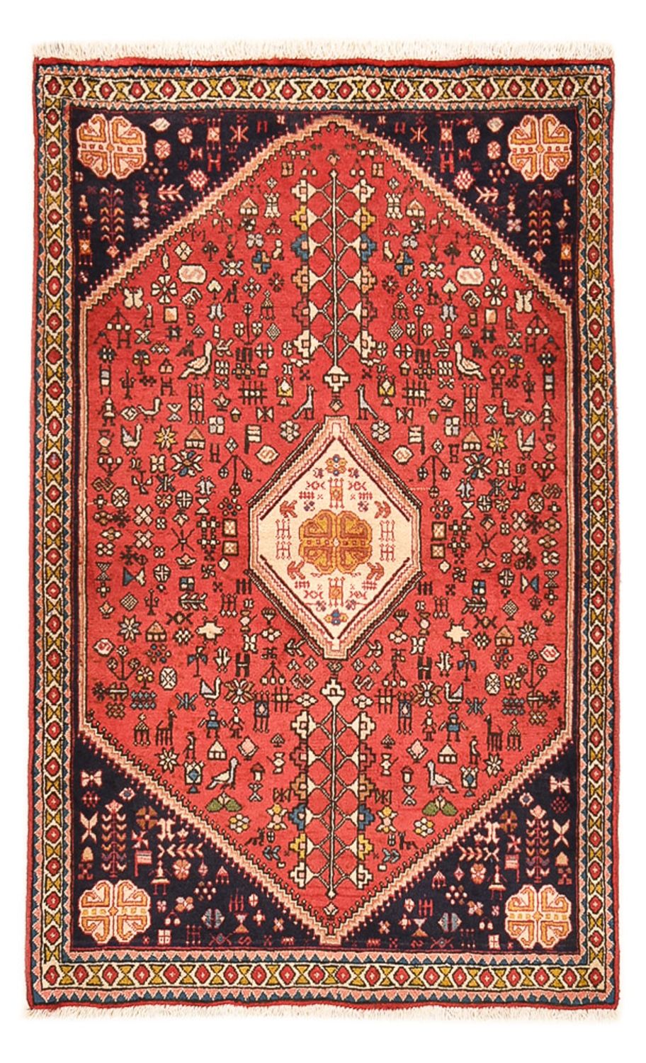 Perzisch Tapijt - Nomadisch - 148 x 97 cm - rood