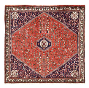 Perzisch Tapijt - Nomadisch vierkant  - 202 x 201 cm - rood