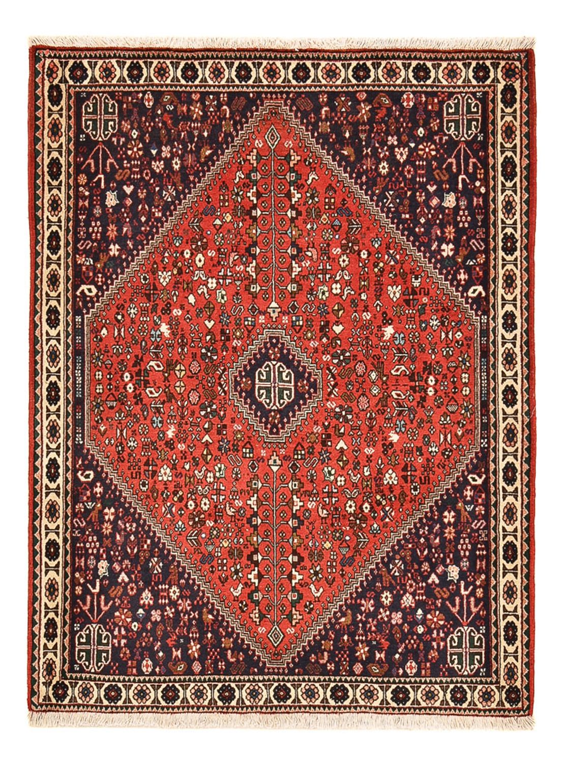 Perzisch Tapijt - Nomadisch - 150 x 111 cm - rood