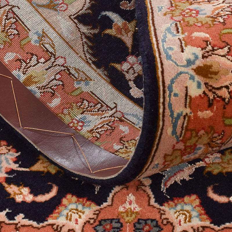 Loper Perzisch tapijt - Tabriz - Royal - 288 x 69 cm - donkerblauw