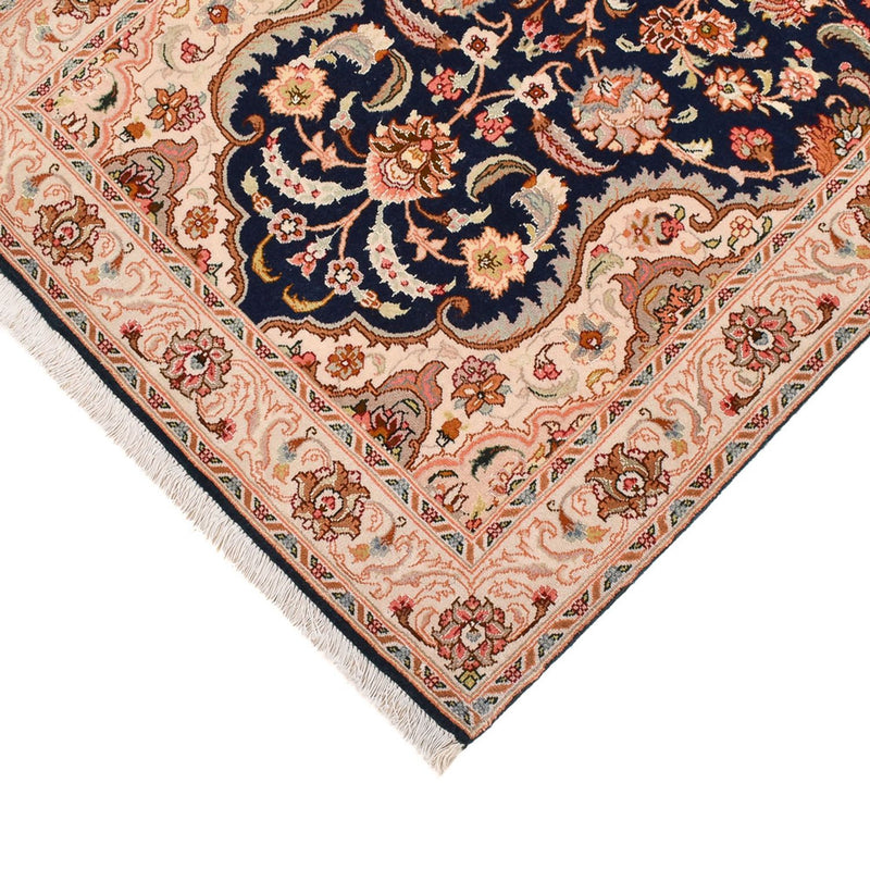 Loper Perzisch tapijt - Tabriz - Royal - 310 x 83 cm - donkerblauw
