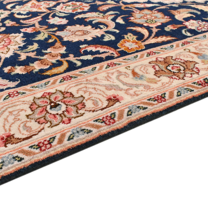Loper Perzisch tapijt - Tabriz - Royal - 310 x 83 cm - donkerblauw