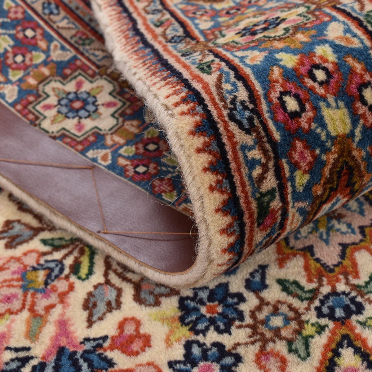 Loper Perzisch tapijt - Royal - 387 x 78 cm - donker beige