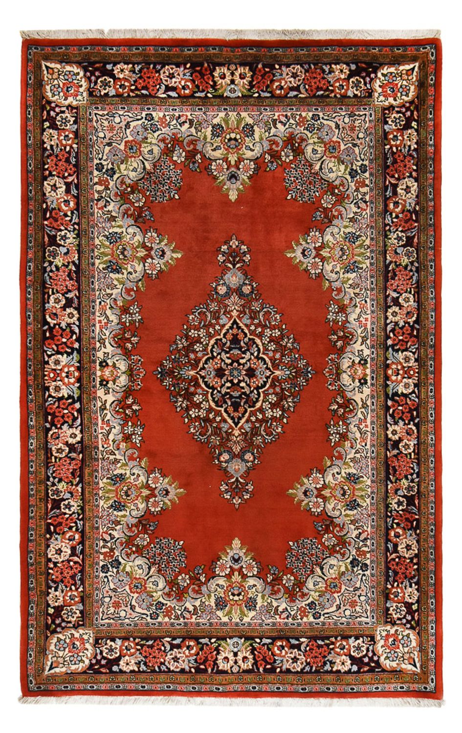 Perzisch tapijt - Ghom - Koninklijk - 219 x 139 cm - rood