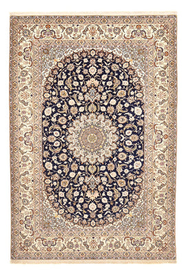 Perzisch tapijt - Isfahan - Premium - 304 x 203 cm - donkerblauw