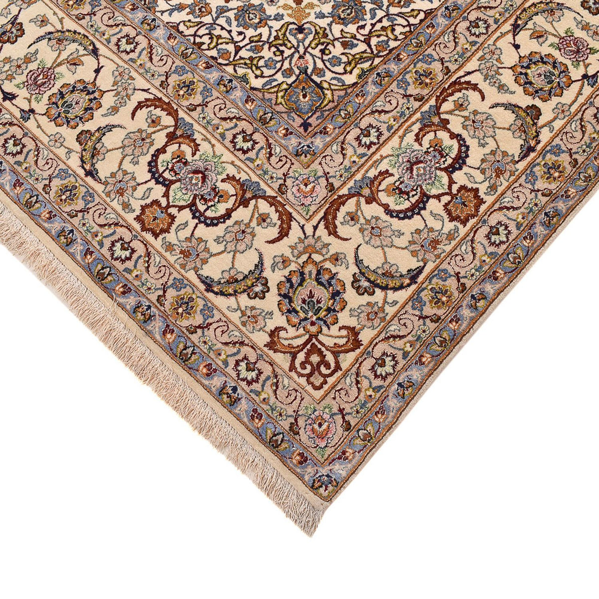 Perzisch tapijt - Isfahan - Premium - 304 x 203 cm - donkerblauw