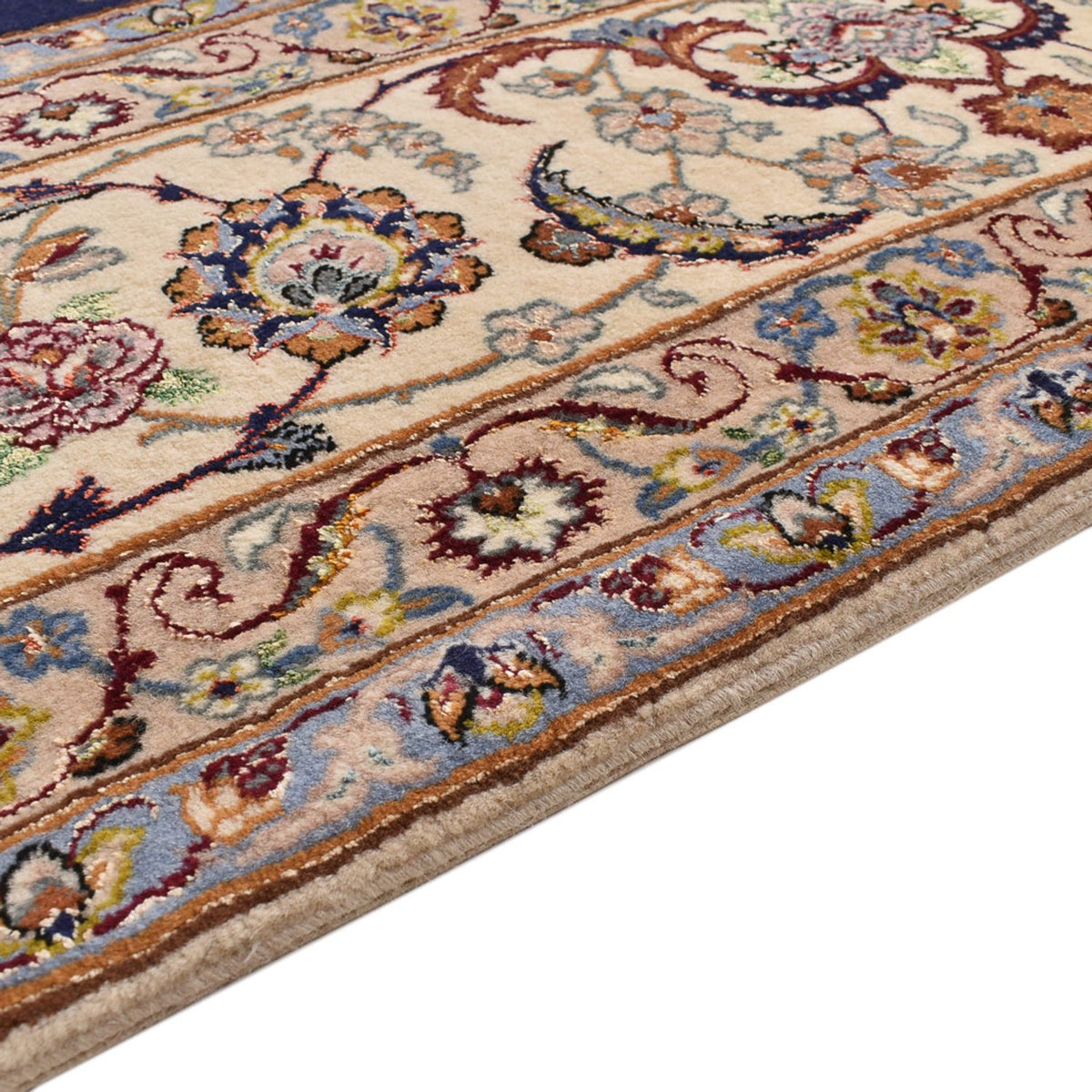 Perzisch tapijt - Isfahan - Premium - 304 x 203 cm - donkerblauw