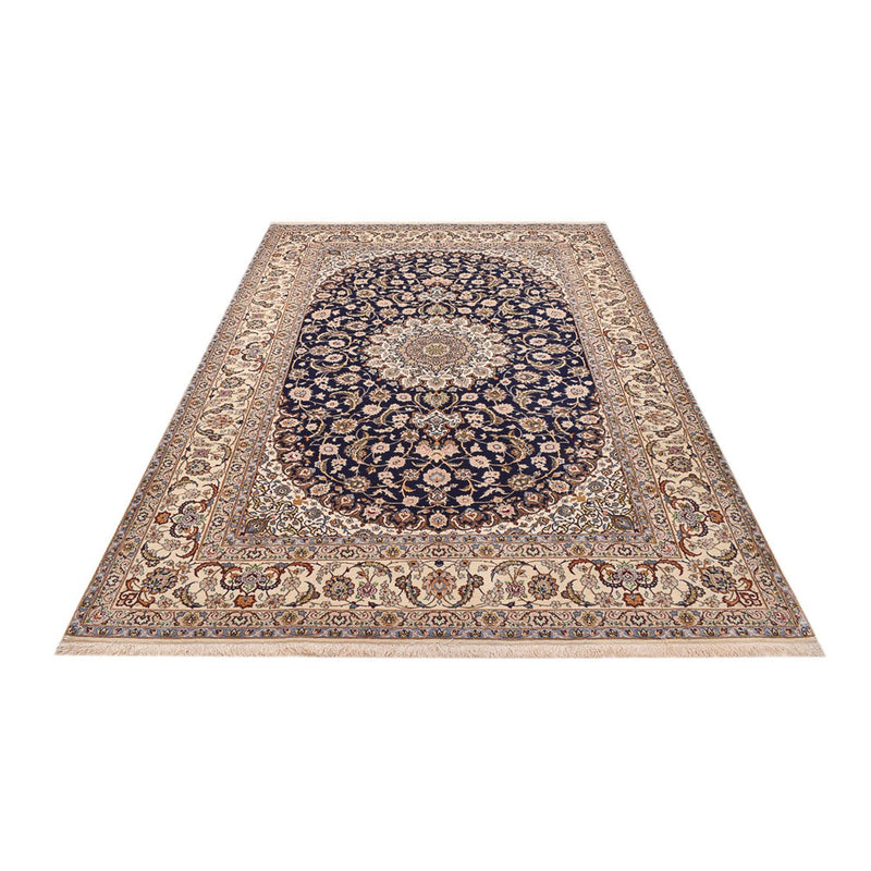 Perzisch tapijt - Isfahan - Premium - 304 x 203 cm - donkerblauw