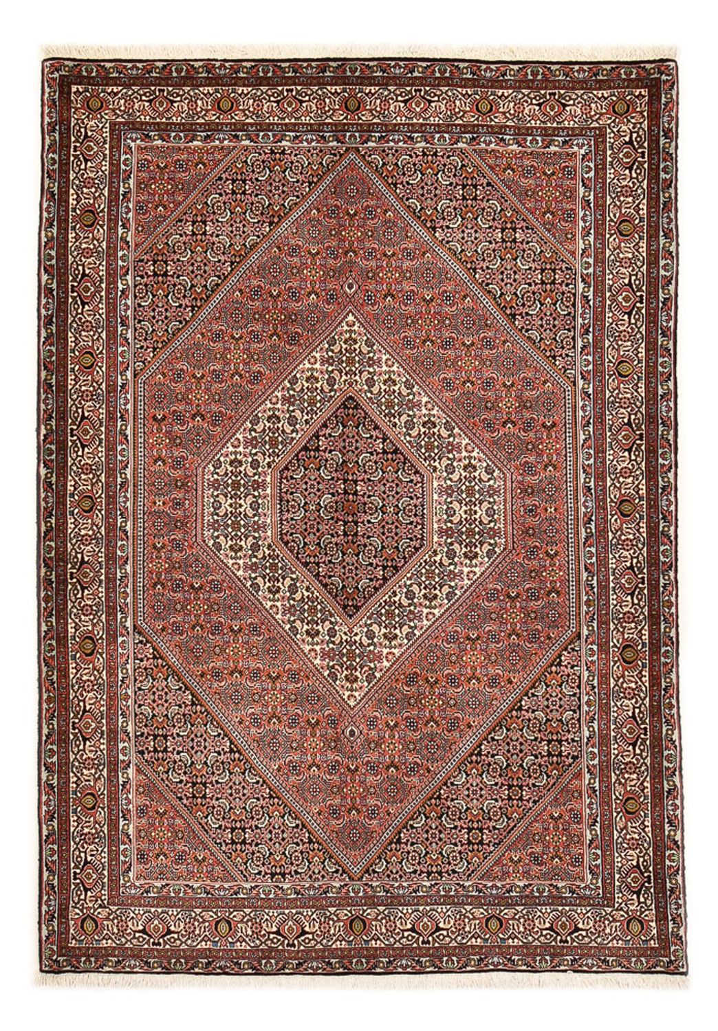 Perzisch tapijt - Bijar - 232 x 159 cm - roest