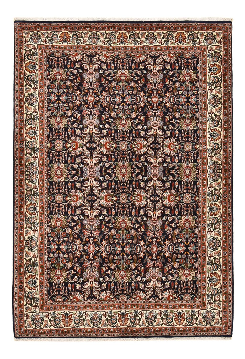 Perzisch tapijt - Bijar - 215 x 145 cm - donker beige