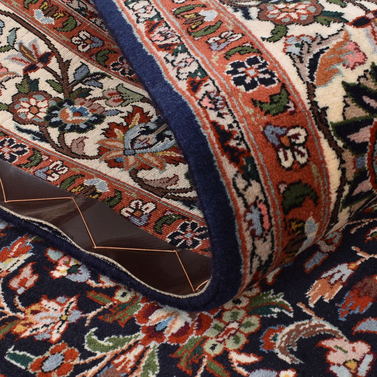 Perzisch tapijt - Bijar - 215 x 145 cm - donker beige