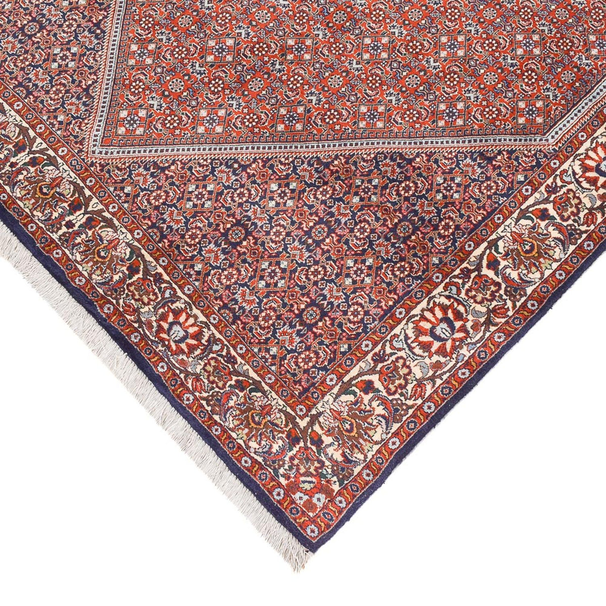 Perzisch tapijt - Bijar - 245 x 136 cm - roest