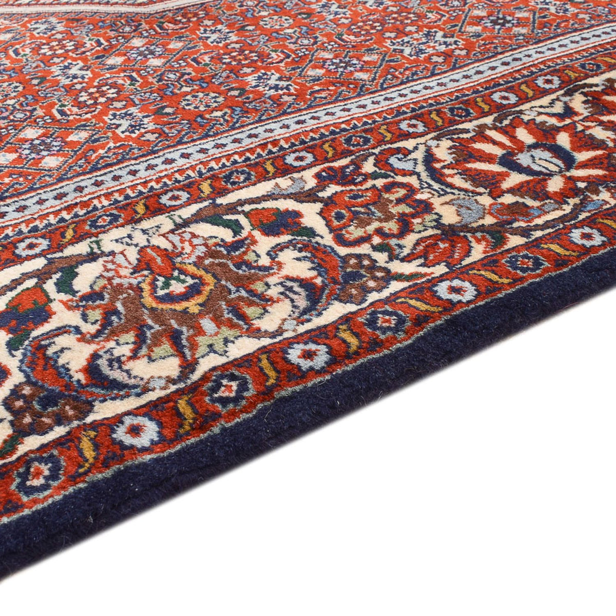 Perzisch tapijt - Bijar - 245 x 136 cm - roest