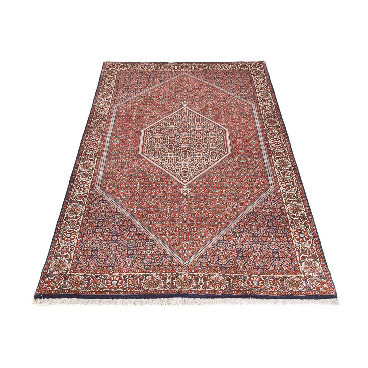 Perzisch tapijt - Bijar - 245 x 136 cm - roest