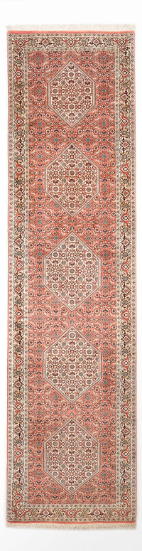 Loper Perzisch tapijt - Bijar - 308 x 79 cm - roest