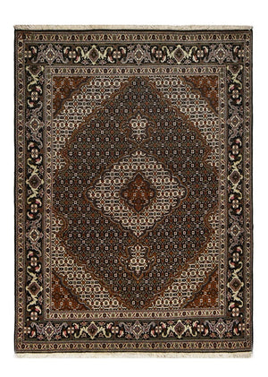 Perzisch tapijt - Tabriz - Royal - 198 x 148 cm - donkerbruin