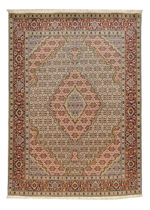 Perzisch tapijt - Tabriz - Royal - 209 x 150 cm - zand