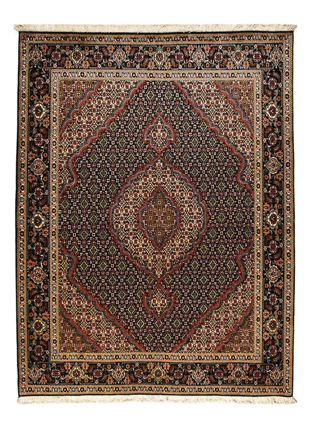 Perzisch tapijt - Tabriz - Royal - 202 x 150 cm - donkerblauw