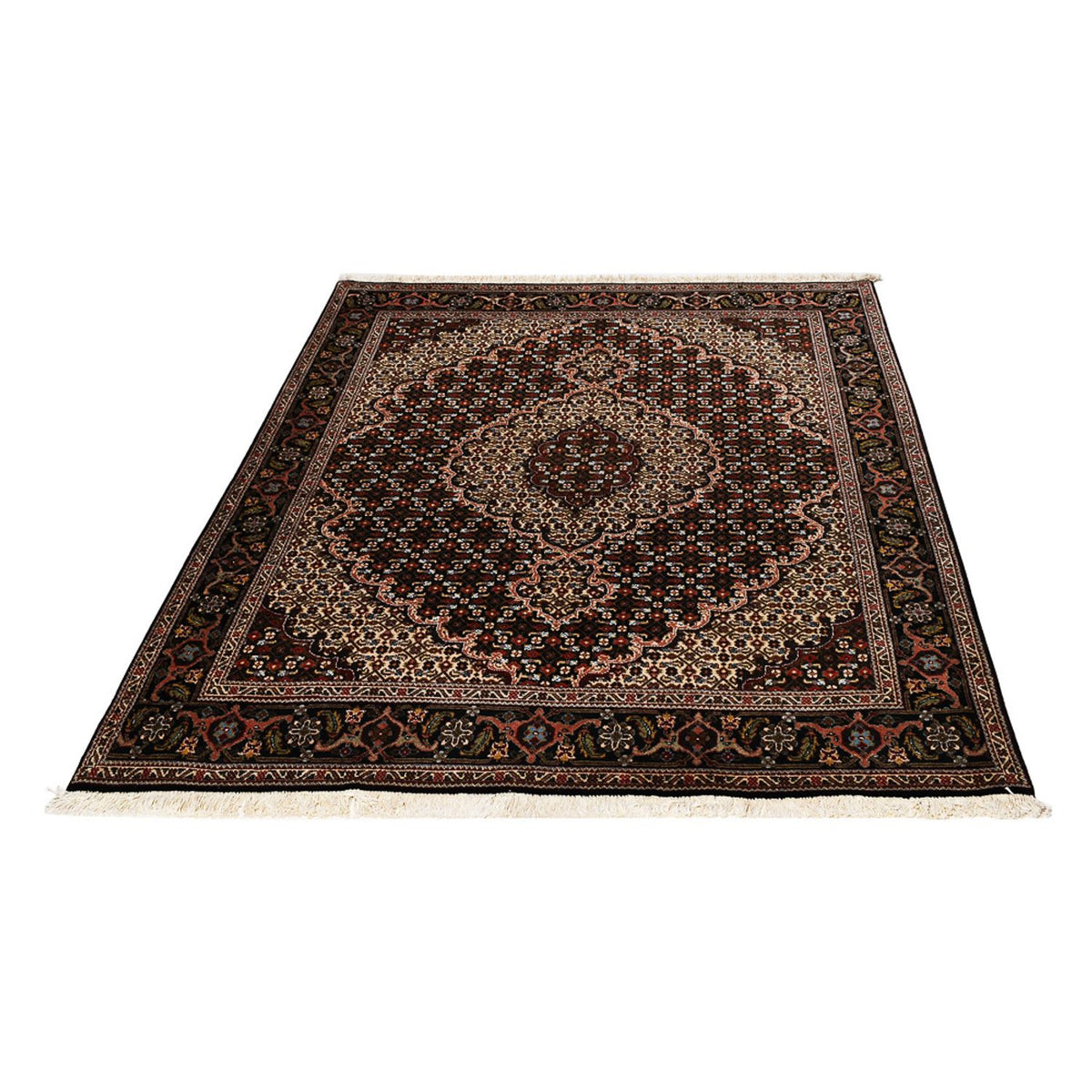 Perzisch tapijt - Tabriz - Royal - 200 x 151 cm - donkerbruin