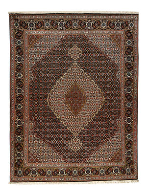 Perzisch tapijt - Tabriz - Royal - 195 x 150 cm - donkerbruin
