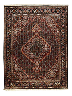 Perzisch tapijt - Tabriz - Royal - 198 x 150 cm - donkerbruin