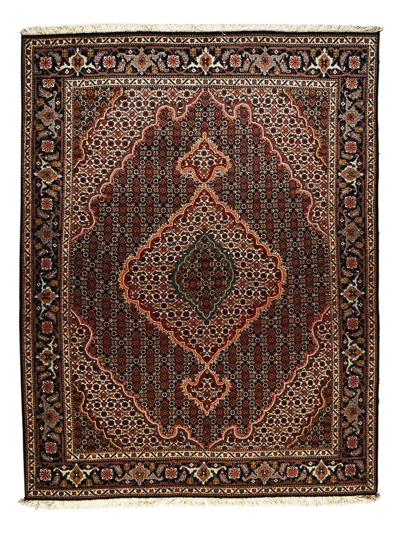 Perzisch tapijt - Tabriz - Royal - 198 x 150 cm - donkerbruin