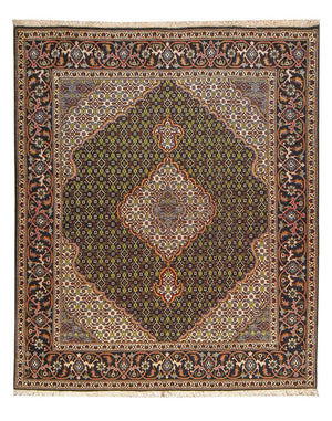 Perzisch tapijt - Tabriz - Royal - 183 x 153 cm - zand