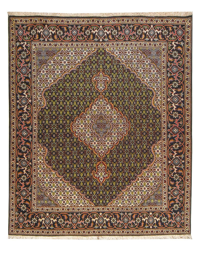 Perzisch tapijt - Tabriz - Royal - 183 x 153 cm - zand