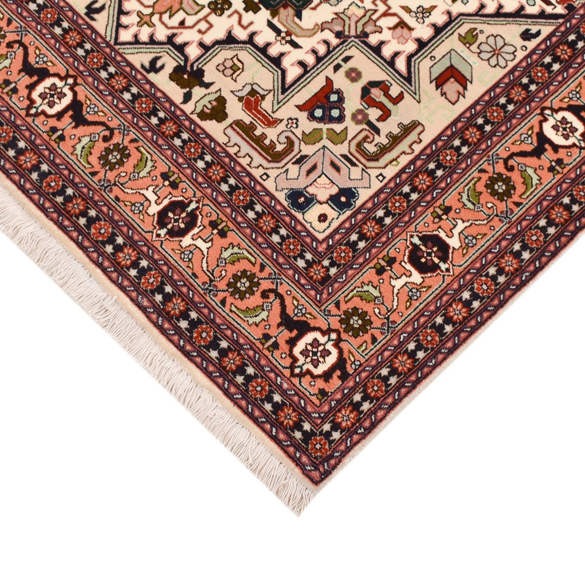 Perzisch tapijt - Tabriz - Royal - 149 x 105 cm - zand