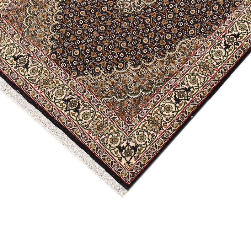 Loper Perzisch tapijt - Tabriz - Royal - 396 x 82 cm - donker beige