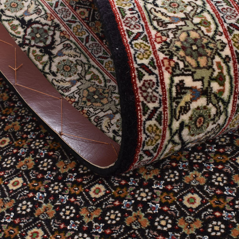 Loper Perzisch tapijt - Tabriz - Royal - 396 x 82 cm - donker beige