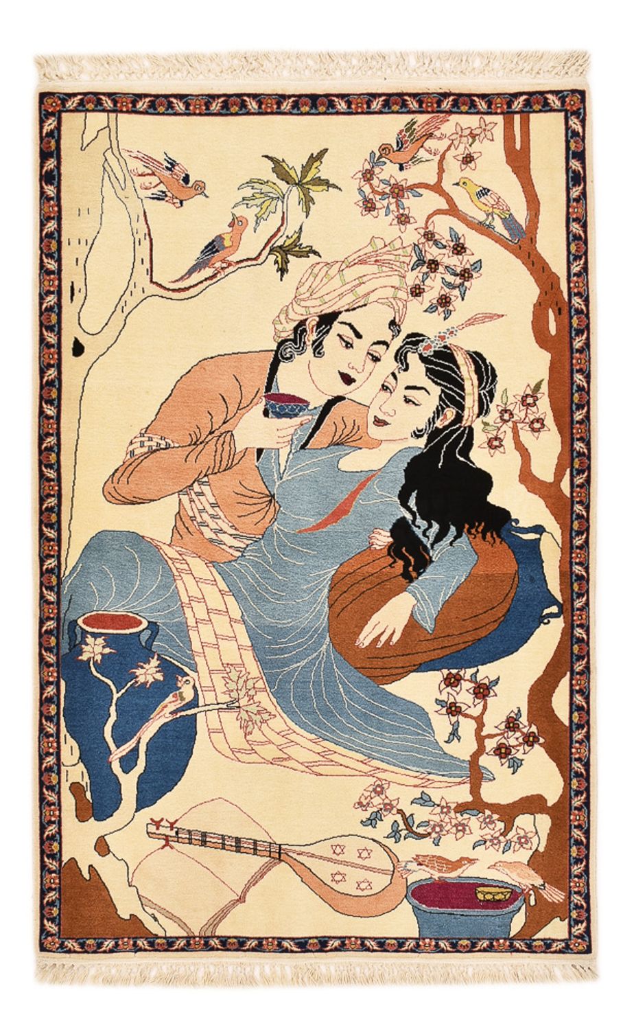 Perzisch tapijt - Tabriz - Royal - 122 x 76 cm - veelkleurig