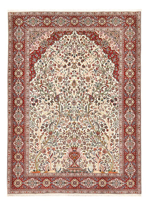 Perzisch tapijt - Tabriz - Royal - 250 x 178 cm - crème