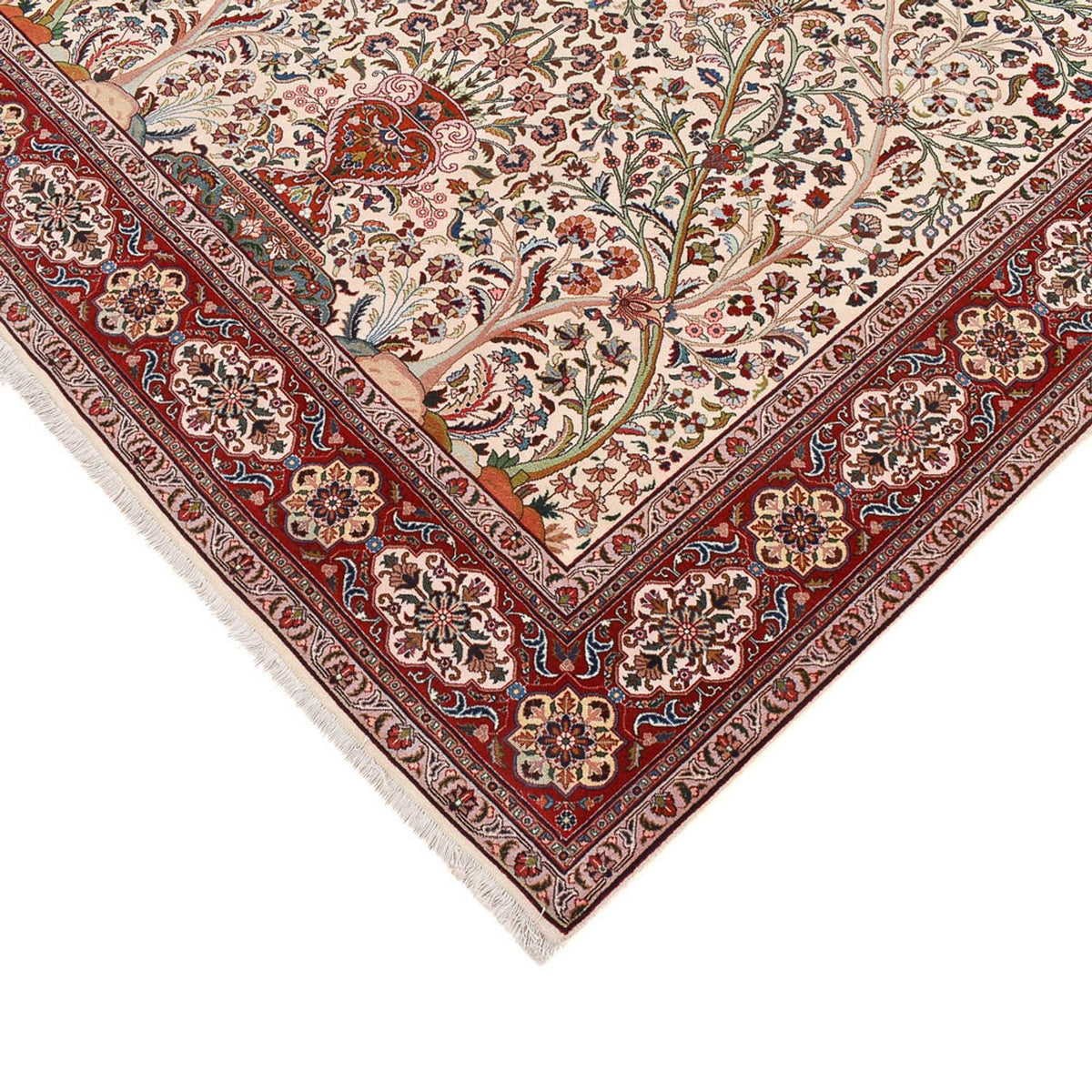 Perzisch tapijt - Tabriz - Royal - 250 x 178 cm - crème