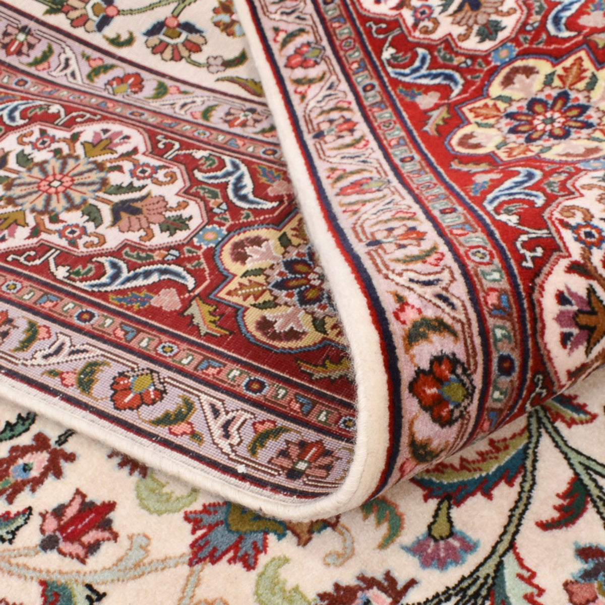 Perzisch tapijt - Tabriz - Royal - 250 x 178 cm - crème