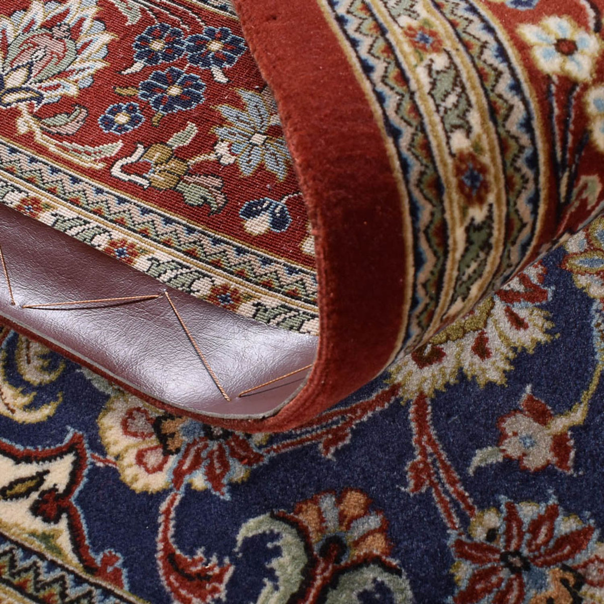 Perzisch tapijt - Ghom - Koninklijk - 196 x 135 cm - zand